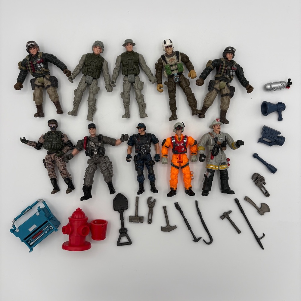 Ten Chap Mei 4 inch Action Figures with Tool Accessories (17)